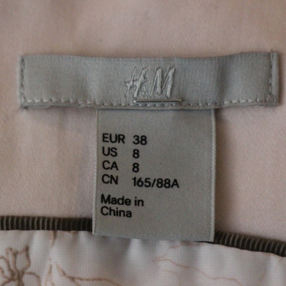 H&M Pale Pink Sleeveless Sweetheart Neck Dress - Picture 8 of 8